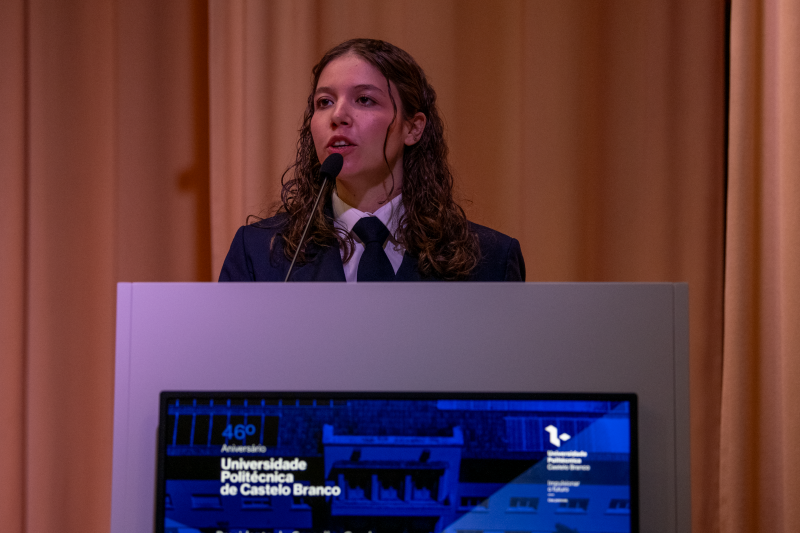Leonor Ferreira, presidente da Associação Académica