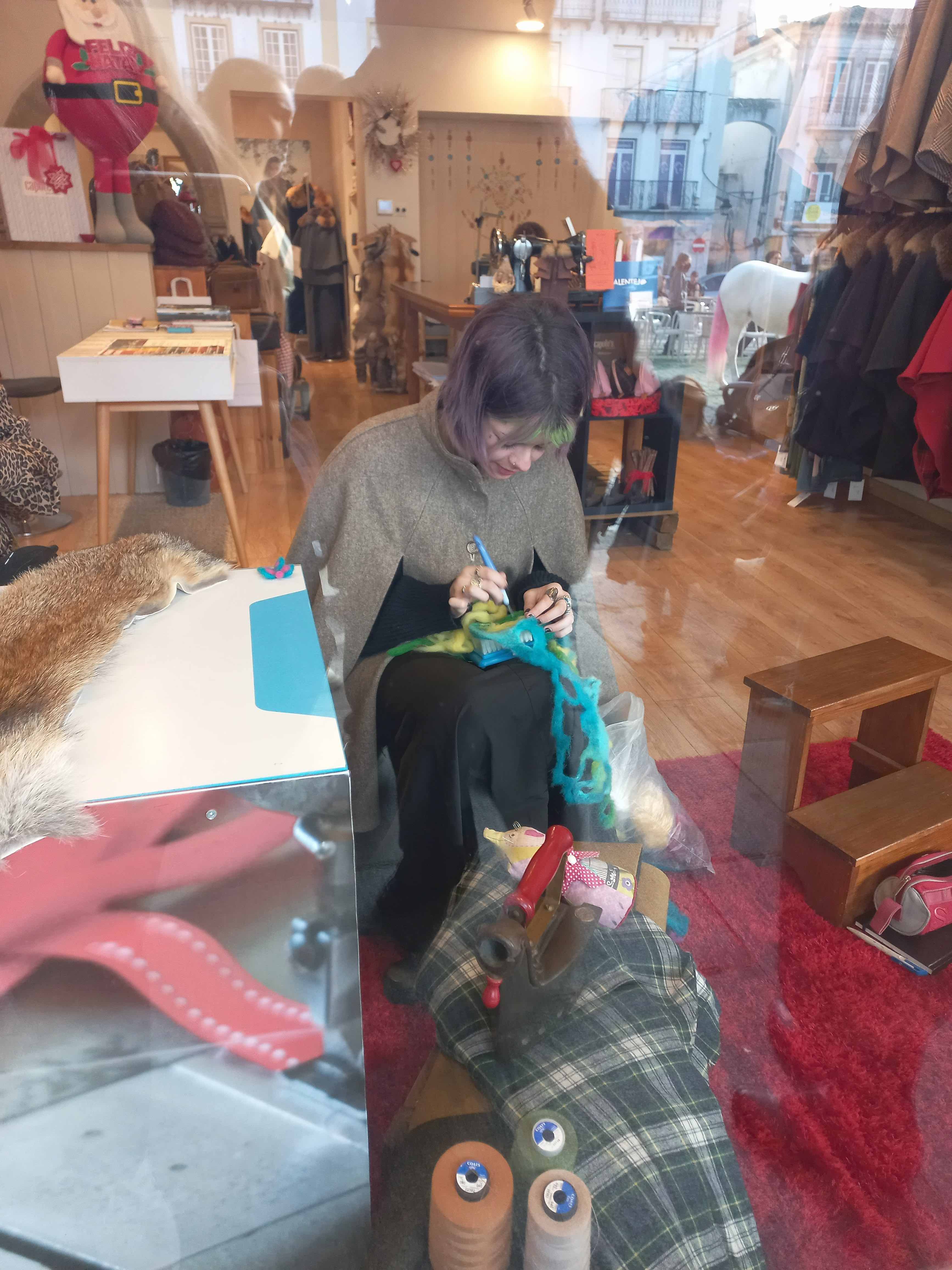 Montras Vivas com os estudantes da Escola de Artes da Universidade de Évora