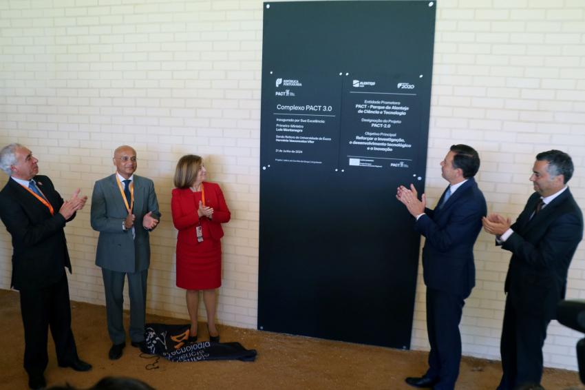 Primeiro-Ministro inaugurou Parque do Alentejo de Ciência e Tecnologia em Évora