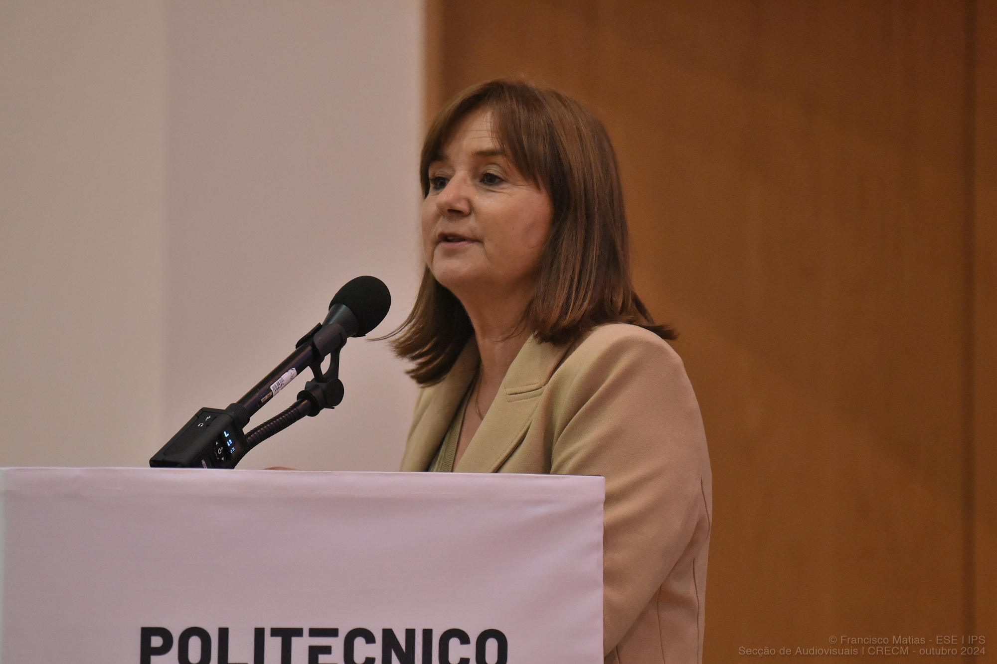 Maria José Fernandes, presidente do CCISP