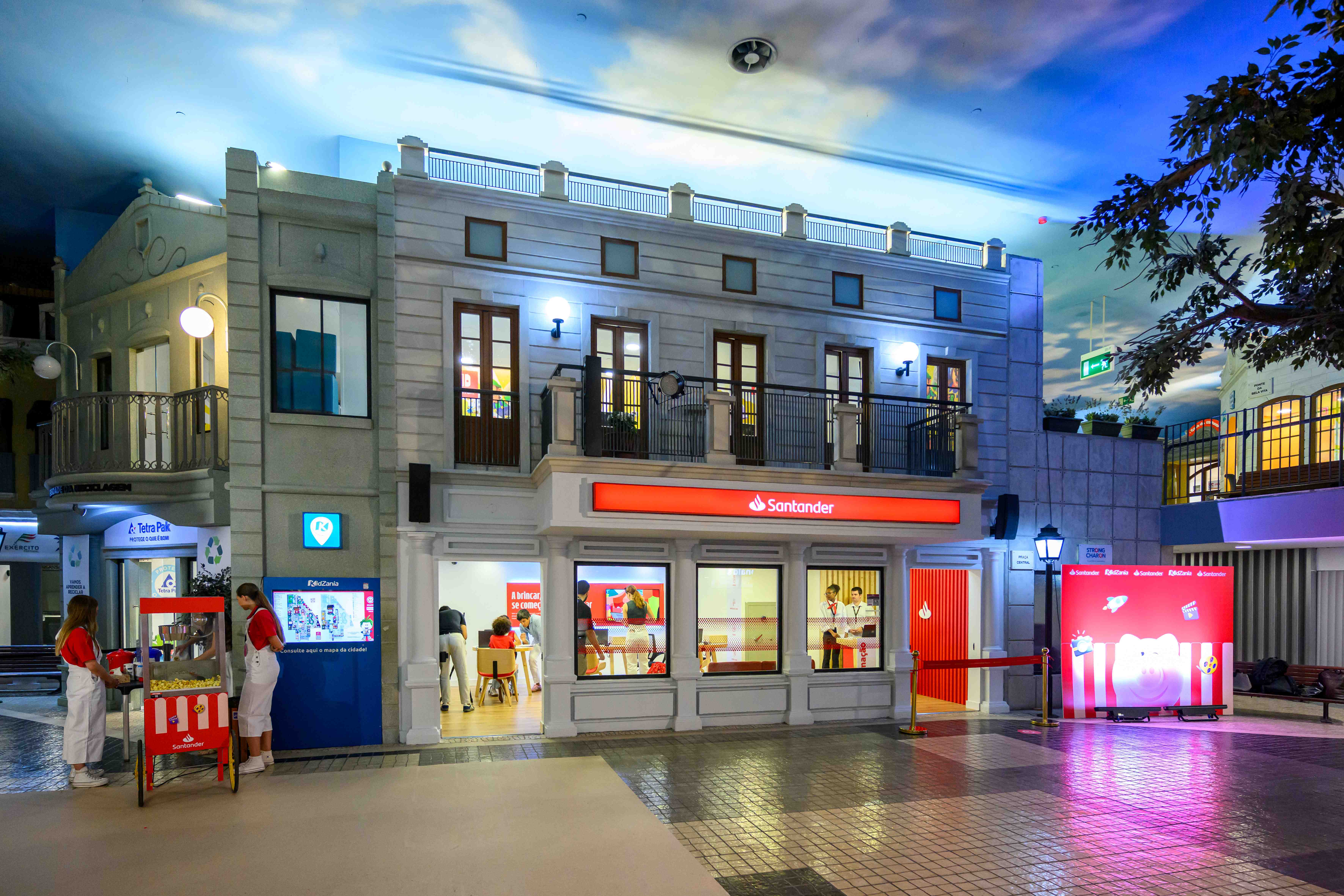 KidZania com espaço Santander