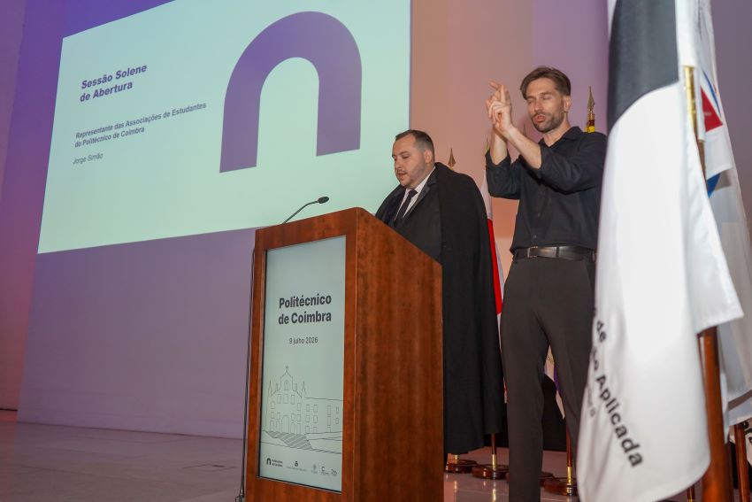 Intervenção de Jorge Simão, representante das Associações de Estudantes do IPC